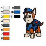 Chase Paw Patrol Embroidery Design